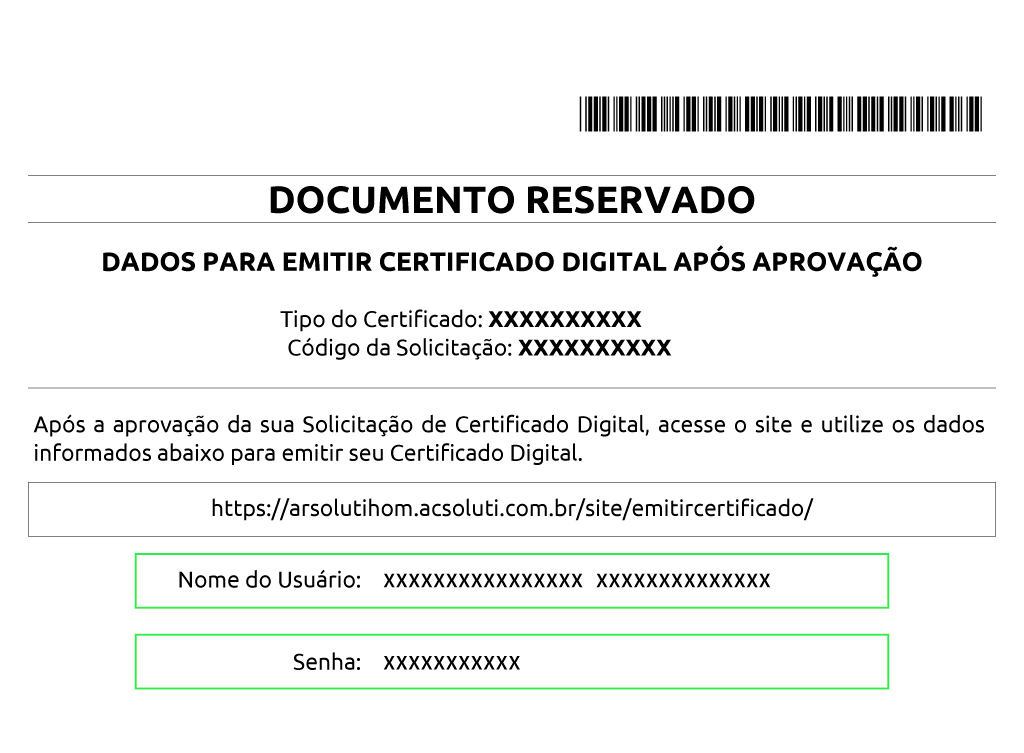 AR Primus Certificadora por meio da AC Online Certificadora emiti
